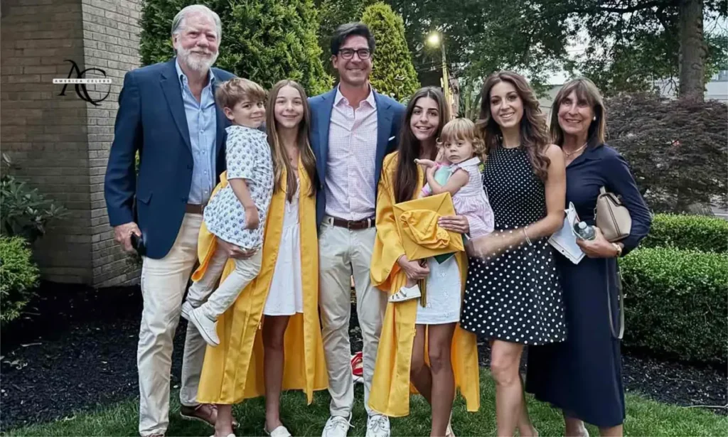 Emma DiGiovine and Jesse Watters and his family