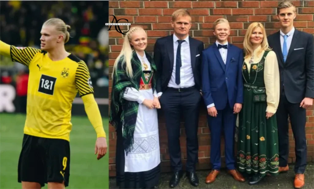 Erling Haaland family and Gry Marita Braut