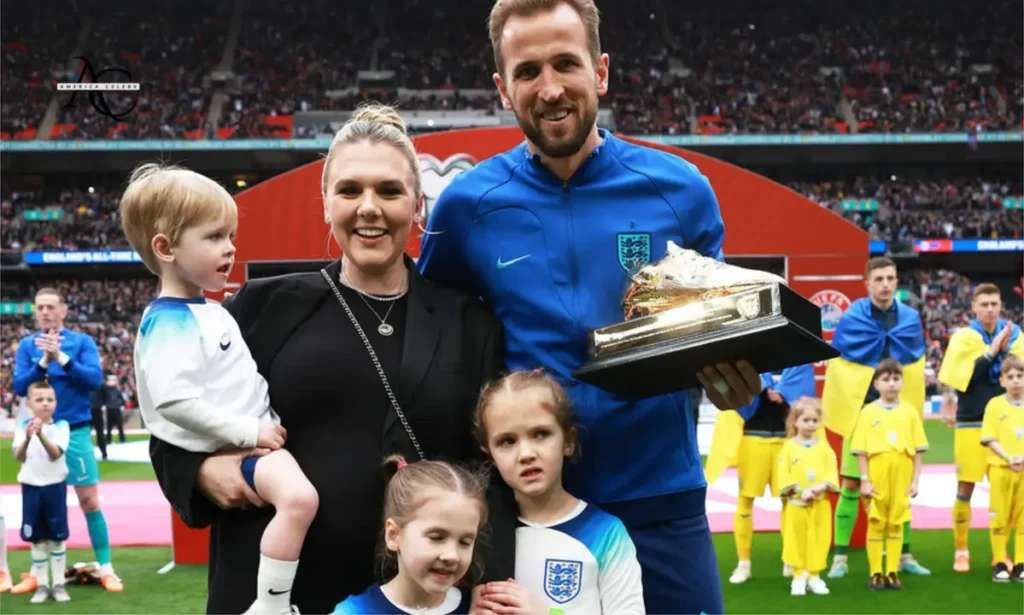 Harry Kane family with Katie Goodland