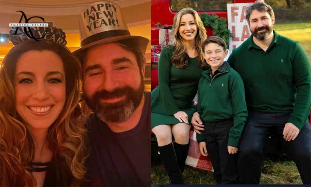Kristy Greenberg with his husband and his son