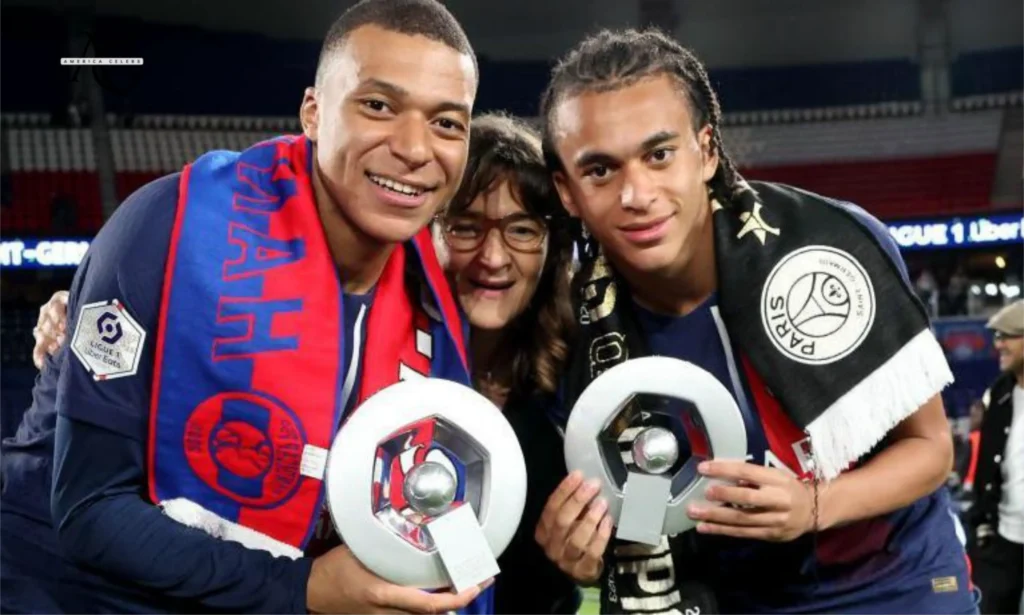 Kylian Mbappé mother and brother Ethan Mbappé