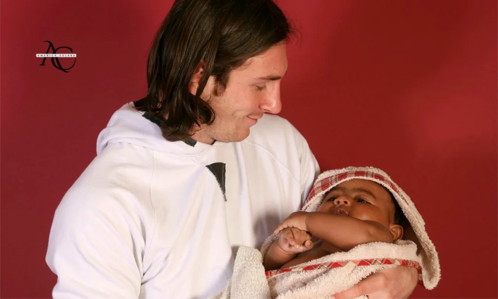 Baby Lamine Yamal with Lionel messi