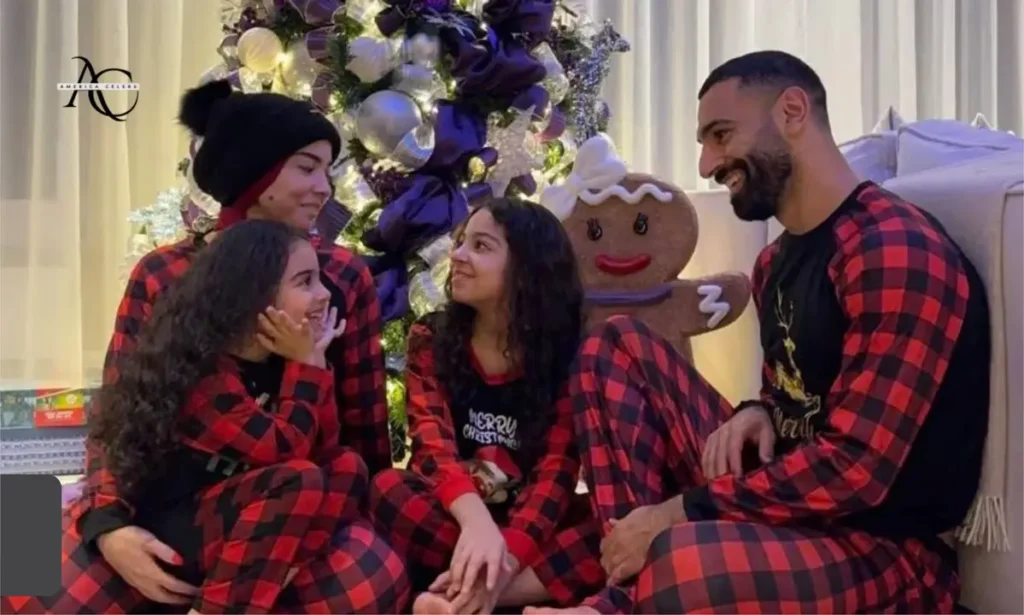 Mohamed Salah with wife Magi Sadeq
