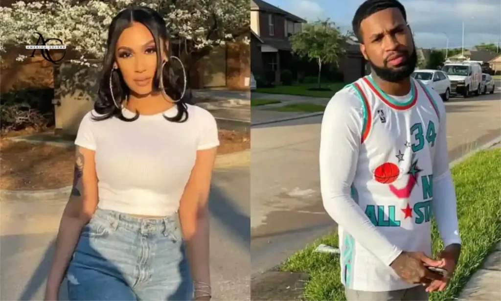 Queen naija with his first husband Christopher Sails