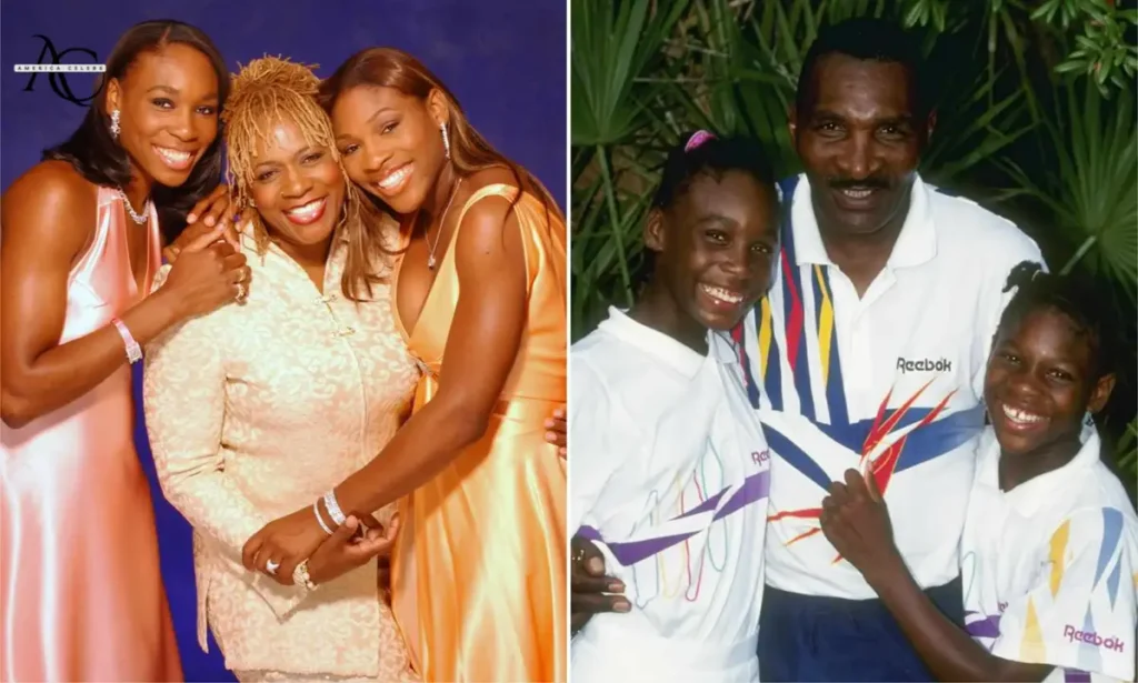 Serena Page and her parents