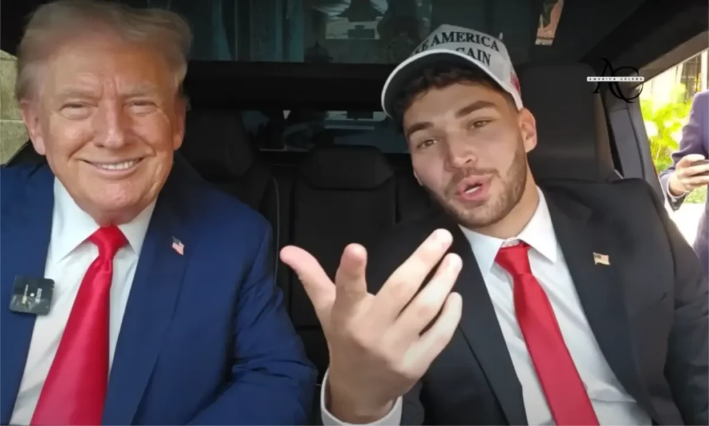 Trump and adin ross go on a tour of dude influencers